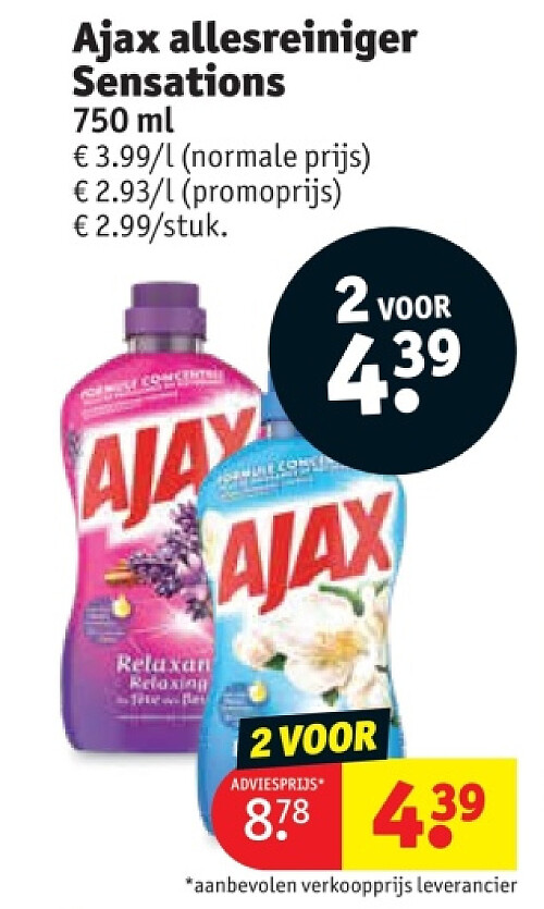 Ajax allesreiniger Sensations