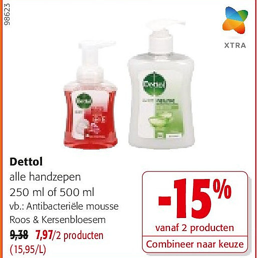 Dettol Antibacteriële mousse Roos & Kersenbloesem