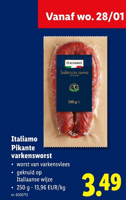 Pikante varkensworst