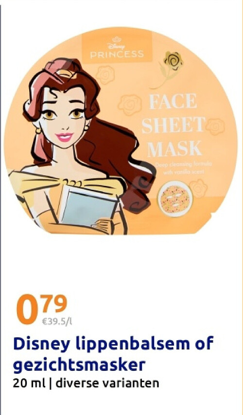 Disney lippenbalsem of gezichtsmasker