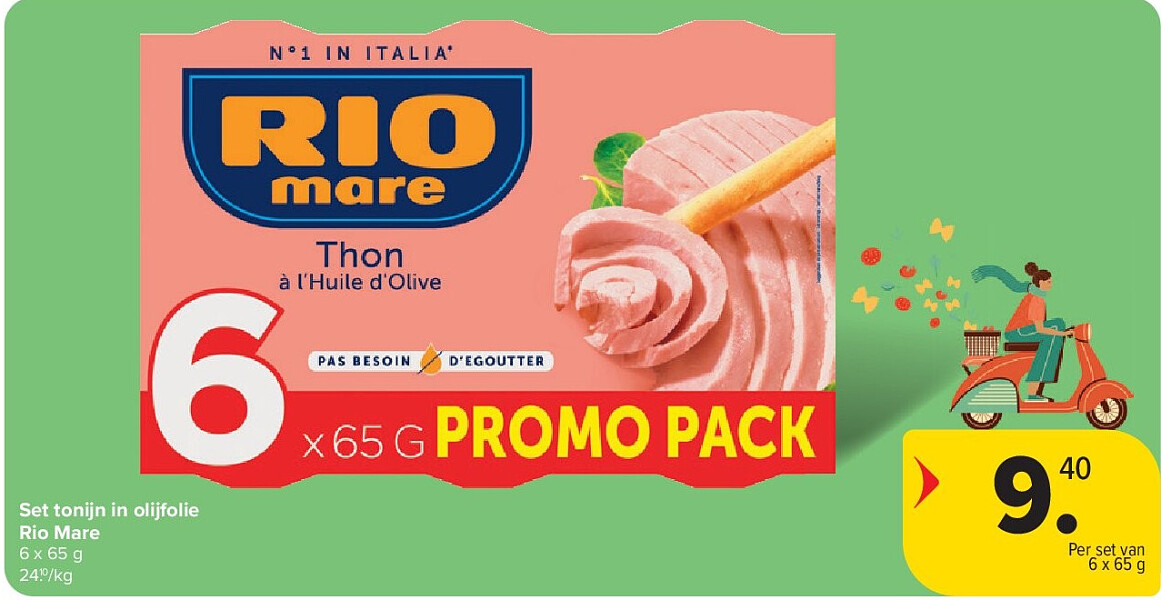 Set tonijn in olijfolie Rio Mare
