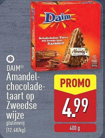 Amandel­ chocolade­ taart op Zweedse wijze