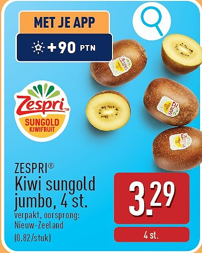 Kiwi sungold jumbo, 4st.