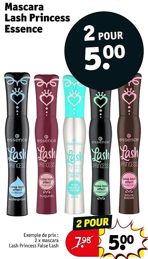 Mascara Lash Princess Essence 2 POUR