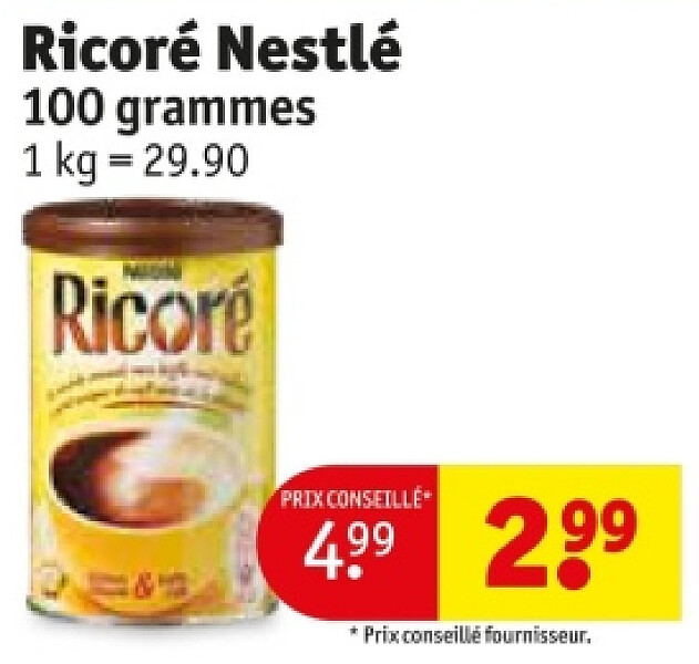 Ricoré Nestlé 100 grammes