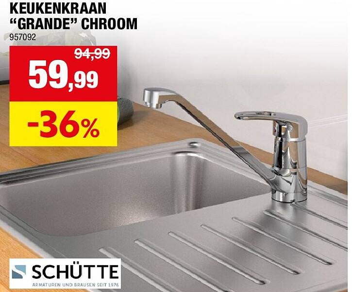 KEUKENKRAAN “GRANDE” CHROOM