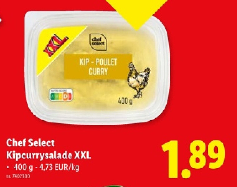 Kipcurrysalade XXL