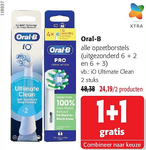 Oral-B alle opzetborstels