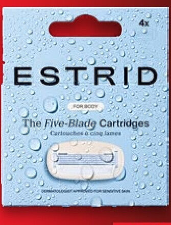 ESTRID Rasierklingen Five-Blade Cartridges