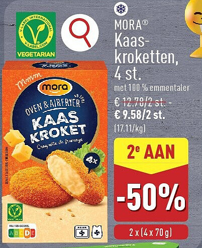 Kaas kroketten, 4st.