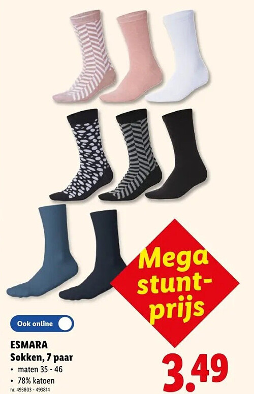 ESMARA Sokken, 7 paar