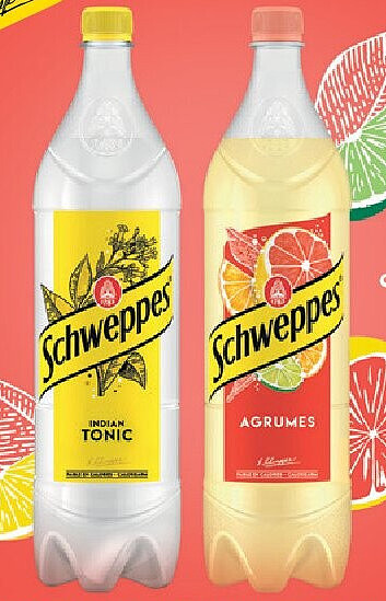 Schweppes flessen 6 x 1,5 l