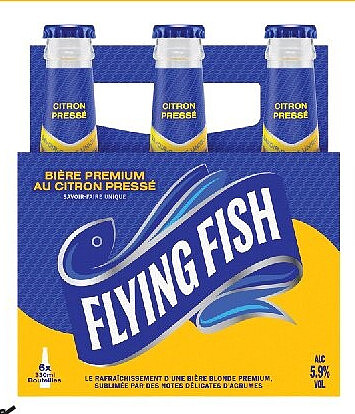 Bière Flying Fish citron pressé 6 x 33 cl