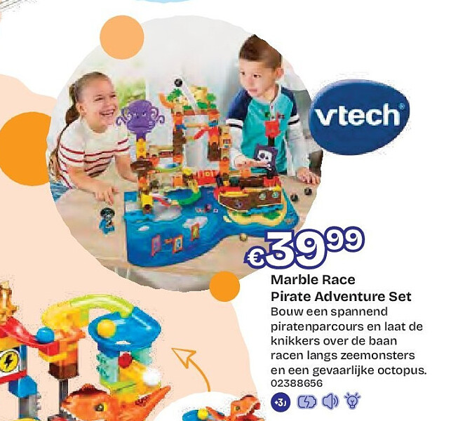 Marble Race Pirate Adventure Set
