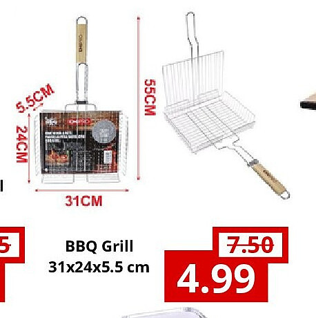 BBQ Grill 31x24x5.5 cm