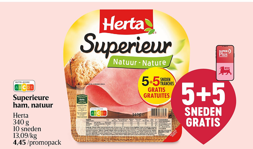 Superieure ham, natuur