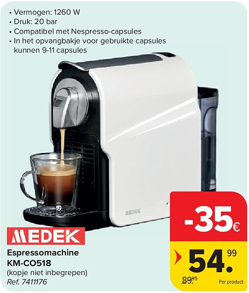 Espressomachine KM-CO518