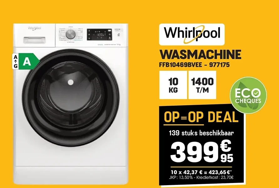 Whirlpool WASMACHINE FFB10469BVEE