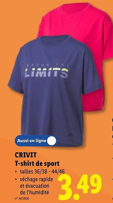 T-shirt de sport