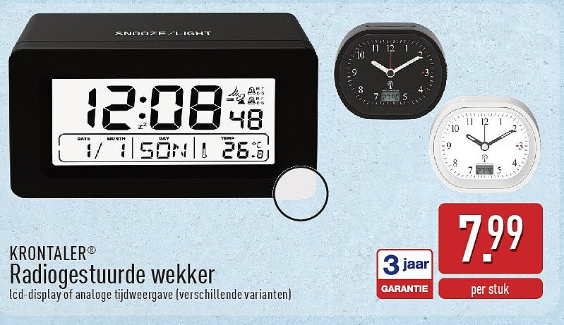 Radiogestuurde wekker