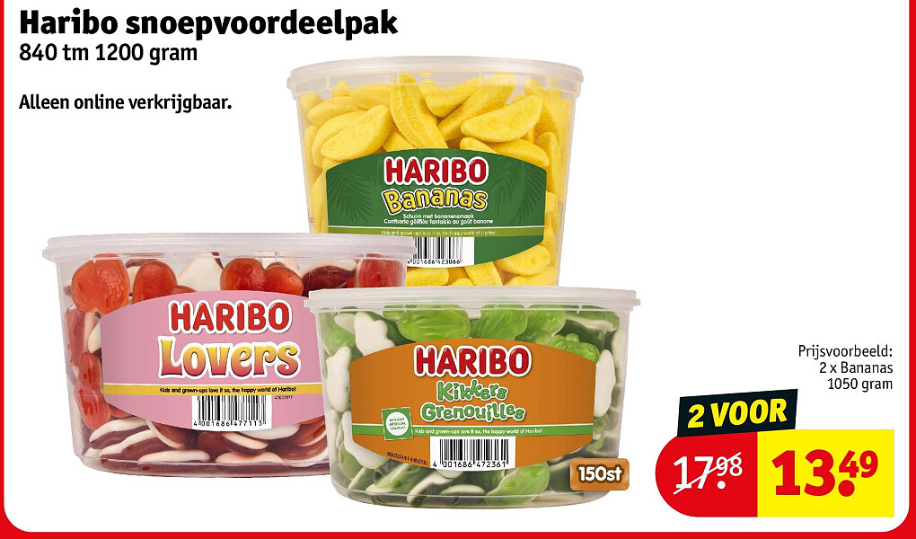 Haribo snoepvoordeelpak