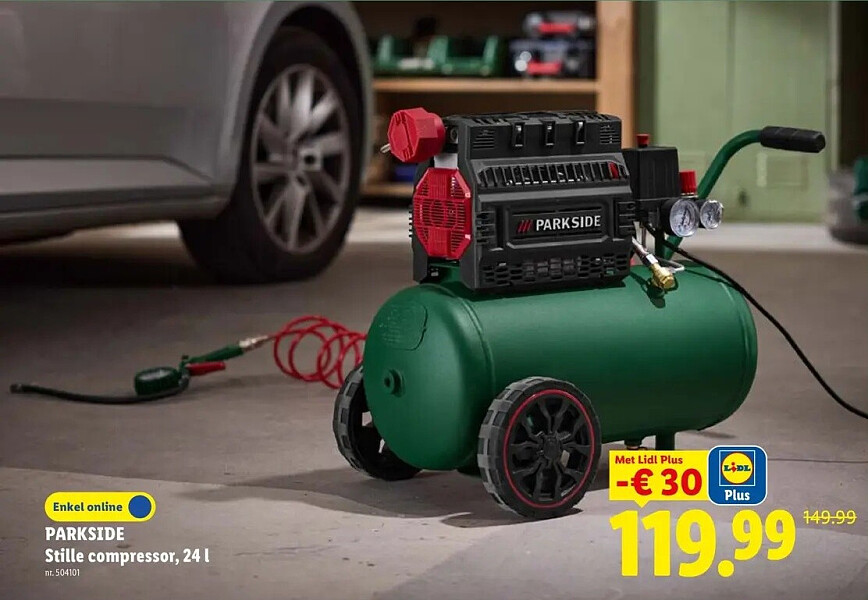 Stille compressor, 24 1