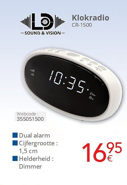 Klokradio CR-1500