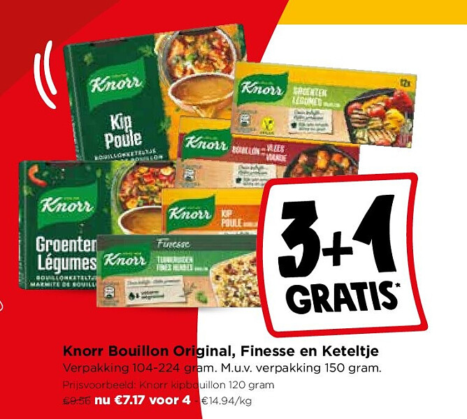 Knorr Bouillon Original, Finesse en Keteltje