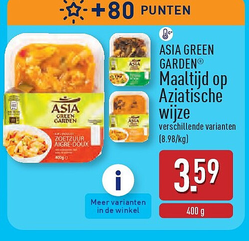 Maaltijd op Aziatische wijze