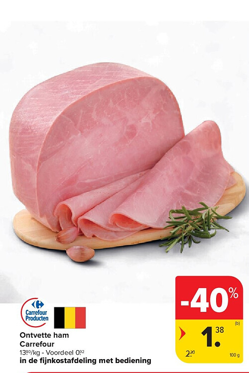Ontvette ham Carrefour