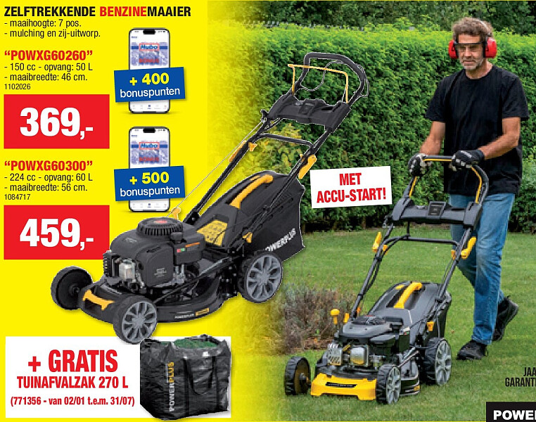 ZELFTREKKENDE BENZINEMAAIER