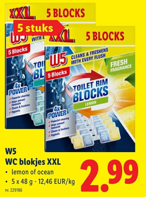 WC blokjes XXL