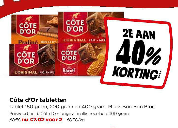 Côte d’Or tabletten