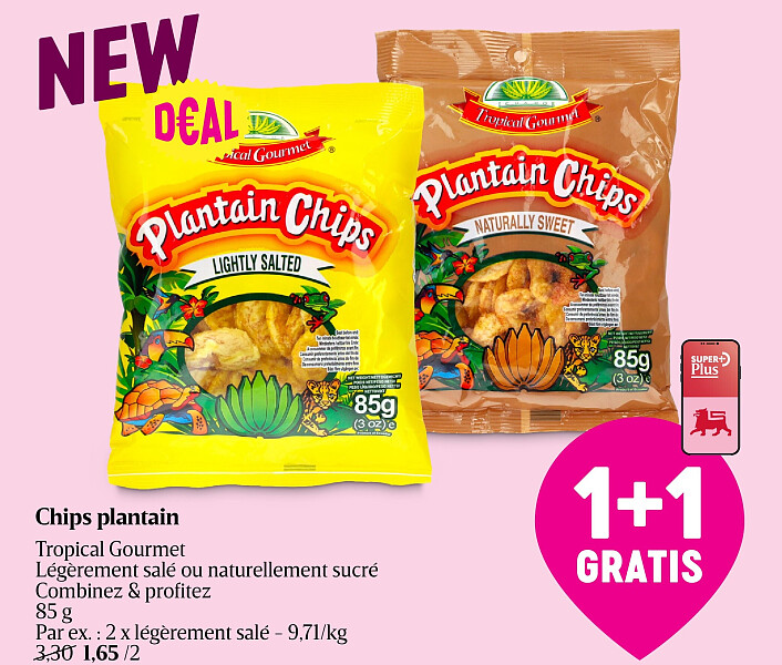 Chips plantain