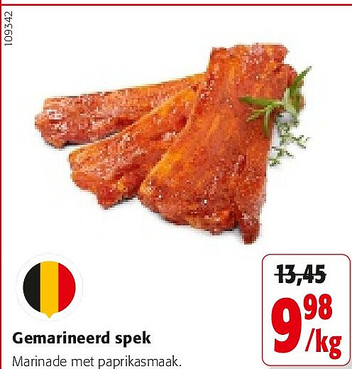 Gemarineerd spek