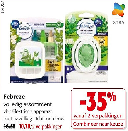 Febreze Elektrisch apparaat met navulling Ochtend dauw