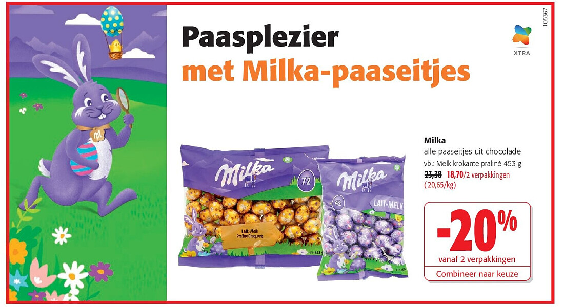 Milka Melk krokante praliné 453 g
