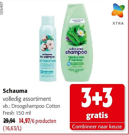 Schauma Droogshampoo Cotton Fresh 150 ml