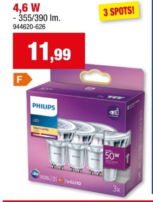 Philips LED SPOT GU10 4,6 W