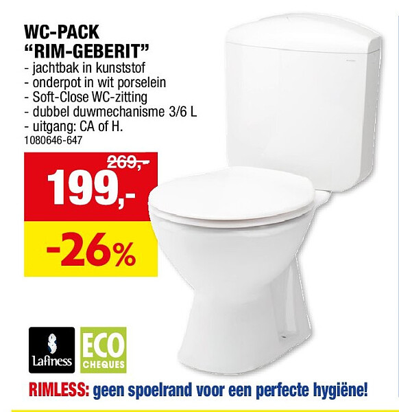 WC-PACK “RIM-GEBERIT”