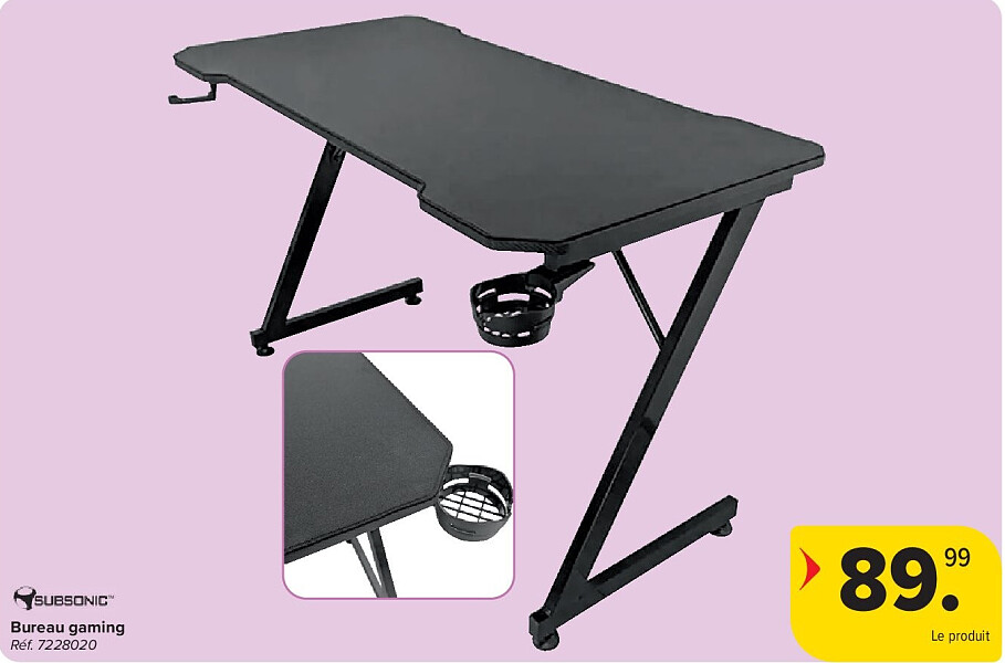 SUBSONIC Bureau gaming