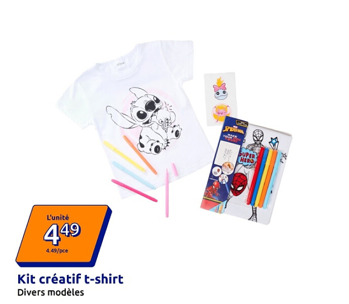 Kit créatif t-shirt