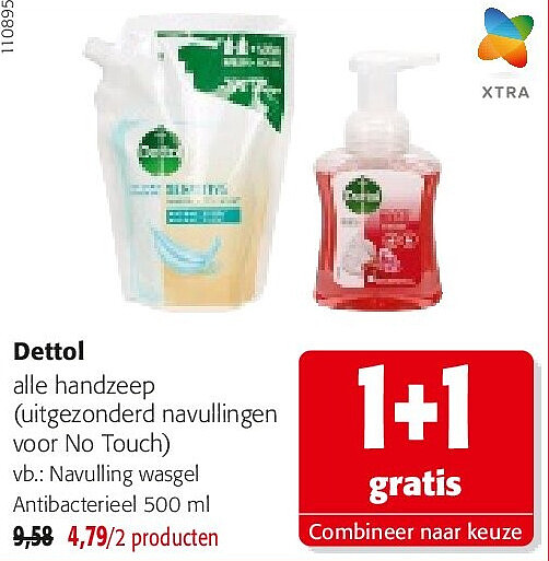 Dettol Navulling wasgel Antibacterieel 500 ml