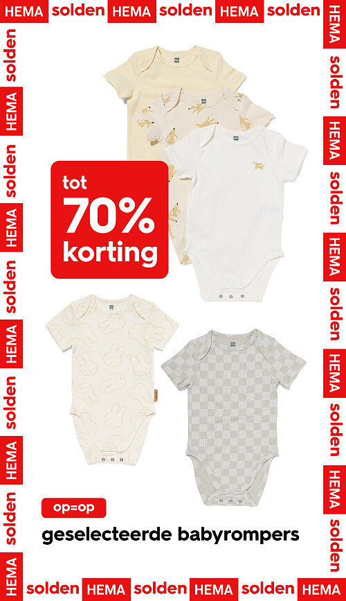 geselecteerde babyrompers