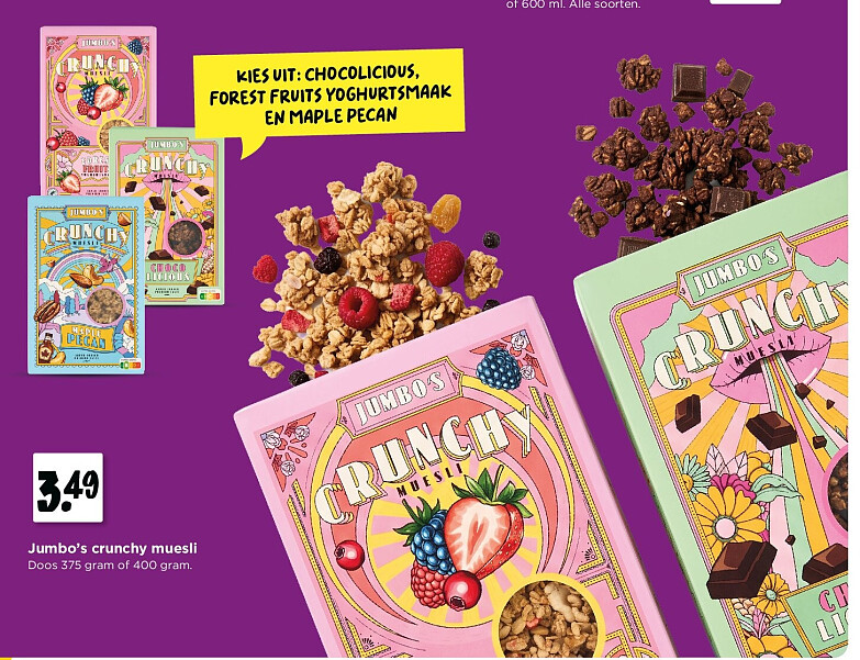 Jumbo’s crunchy muesli