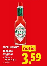 MCLLHENNY Tabasco original