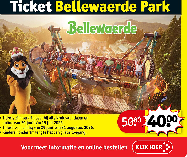 Ticket Bellewaerde Park