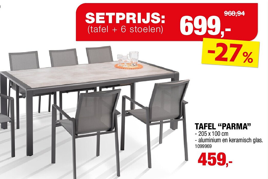 TAFEL “PARMA”