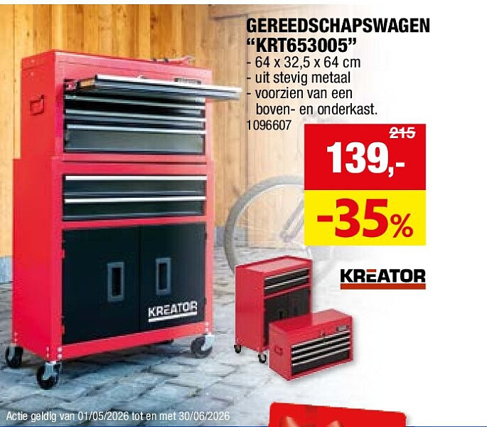 GEREEDSCHAPSWAGEN “KRT653005”