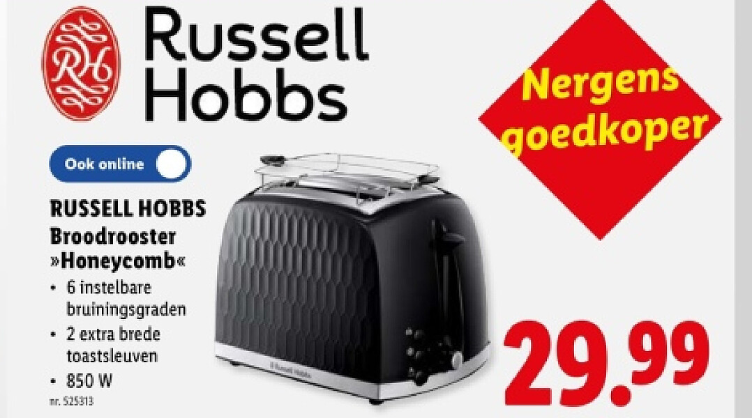 RUSSELL HOBBS Broodrooster >Honeycomb«